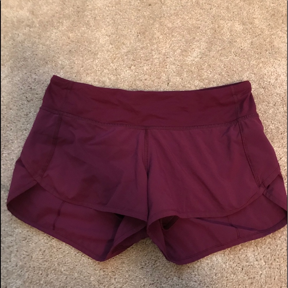 Lululemon speed shorts 2.5 size 2